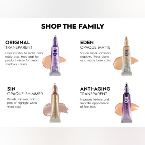 new Urban Decay Eyeshadow Primer Potion Original Sephora - Picture 4 of 12